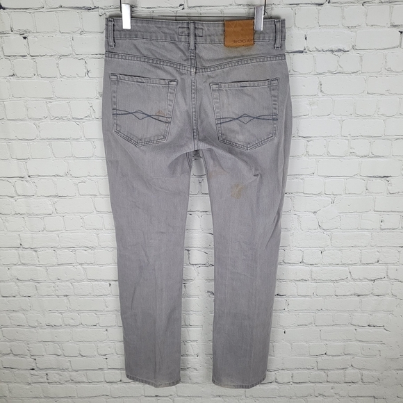 BOGA | button fly slim straight jeans - Picture 2 of 13